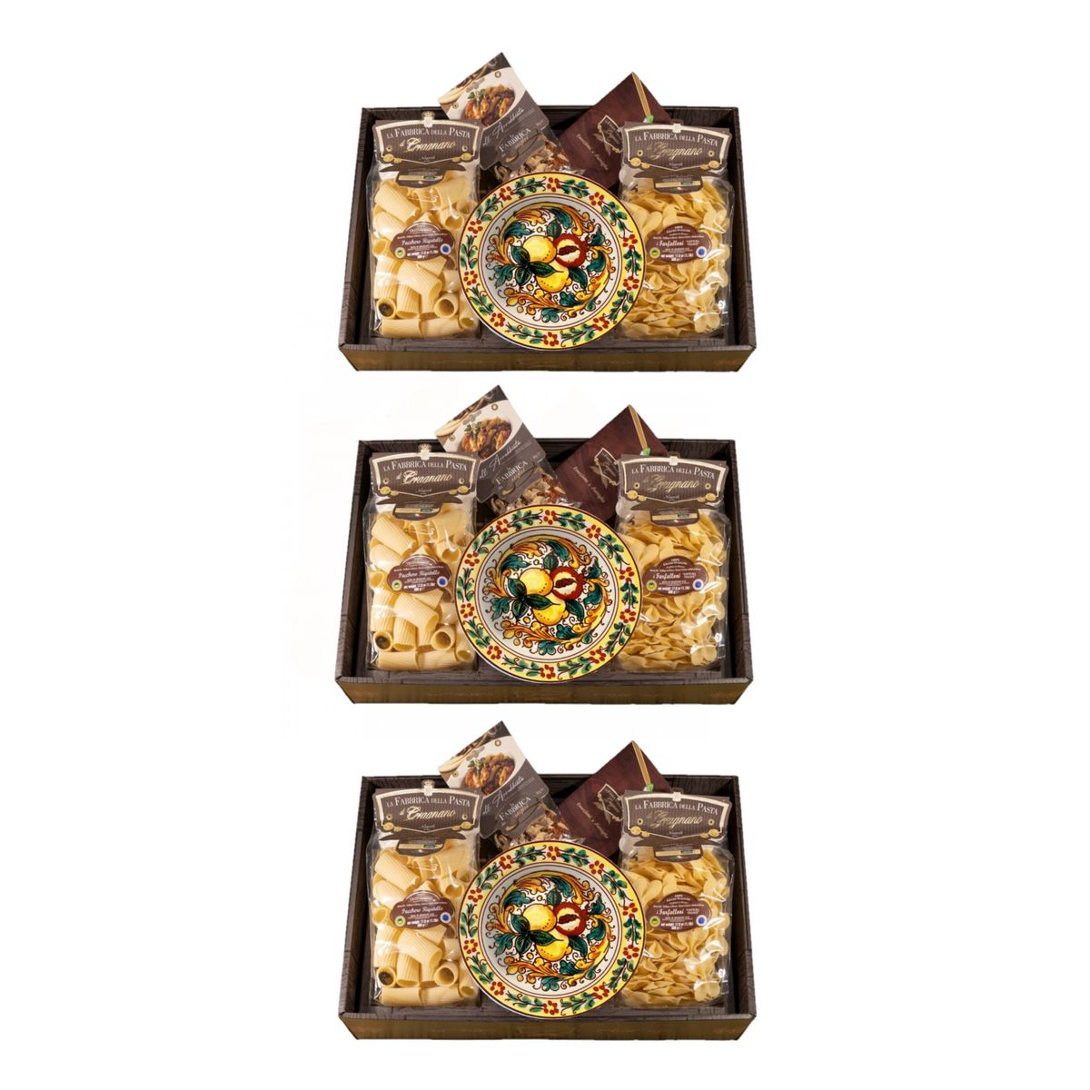 la Fabbrica della Pasta di Gragnano "Confezione regalo Sorrento insalatiera , pasta e condimento" Pasta di Gragnano IGP