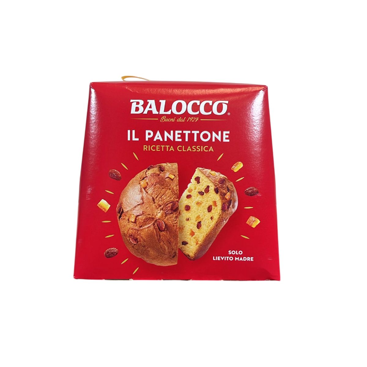 Balocco Panettone 750g – Traditional Milanese Cake with Raisins and Candied Orange Peel