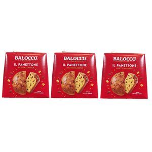 Balocco Il Panettone 750 g – Traditional Italian Christmas Cake with Raisins and Candied Orange Peel_0