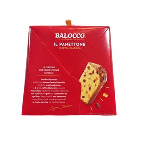 Balocco Il Panettone 750 g – Traditional Italian Christmas Cake with Raisins and Candied Orange Peel_1