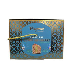 Vergani Panettone Dubai Style 800 g | Lussuoso Panettone Italiano con Design Elegante e Gusto Raffinato_1
