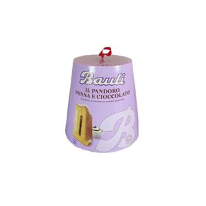 Bauli Pandoro Crème et Chocolat 750g – Gâteau de Noël italien à double garniture de crème et de chocolat, levé naturellement