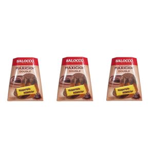 Balocco Pandoro Maxiciok Double 800g – Soft Italian Christmas Cake with Double Dark and Milk Chocolate_0