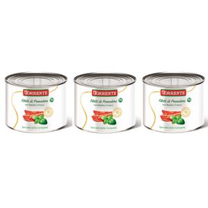 La Torrente San Marzano Tomato Fillets with Fresh Basil 2000g_0
