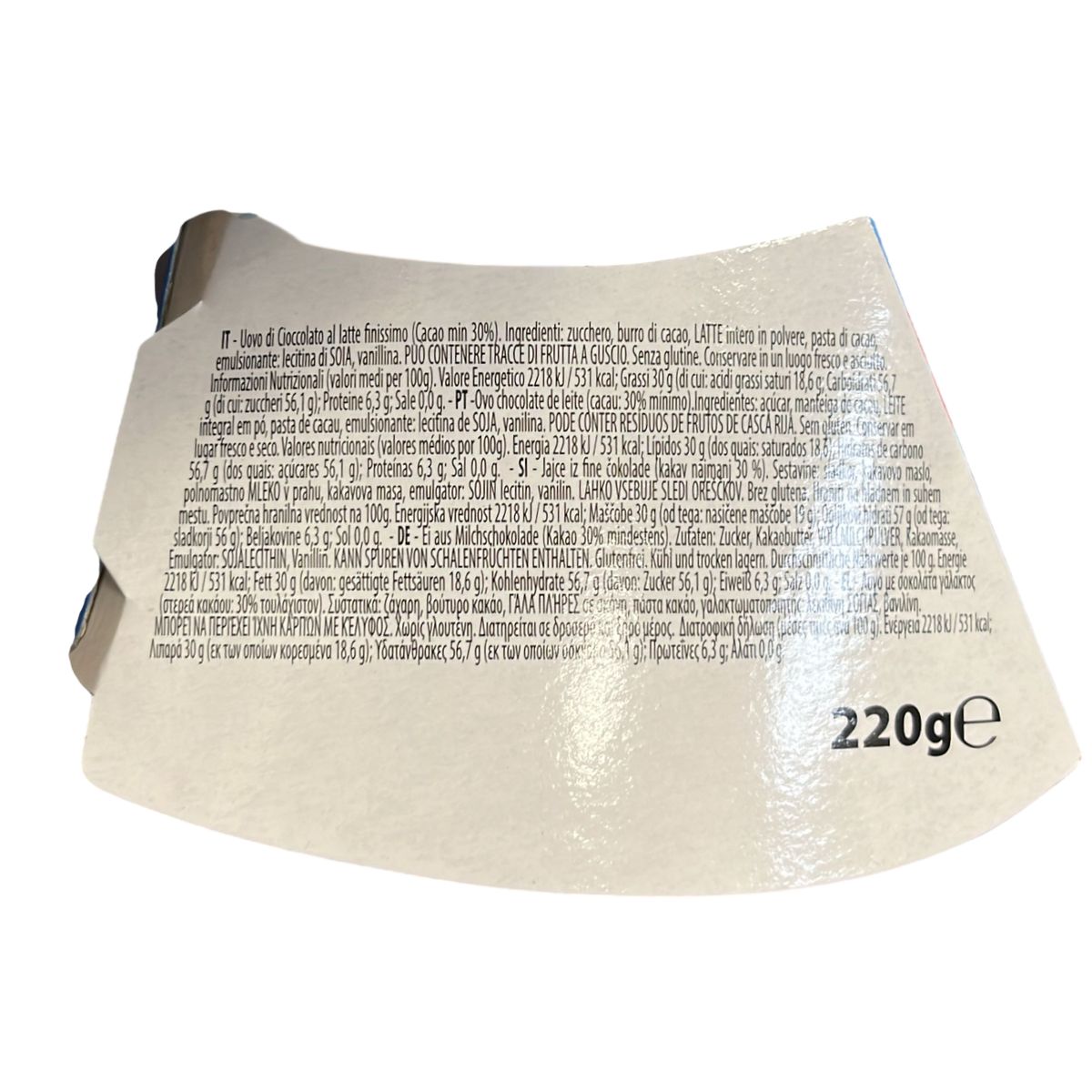 Dolfin Sonic Egg Milk Chocolate 220 Gr