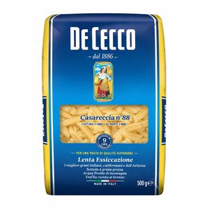 De Cecco Casareccia n° 88 500 g – Pasta di Semola di Grano Duro a Trafilatura Ruvida