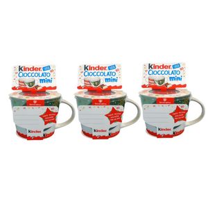 Kinder Tasse de Noël avec Kinder Mini 102 g – Idée Cadeau Gourmande avec Mini Chocolats au Lait | Édition Limitée de Noël_0