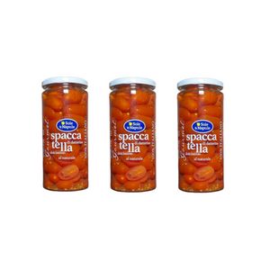 O Sole e Napule Natural Datterino Tomato Quarters 560 g – Italian Datterini Tomatoes in Water_0