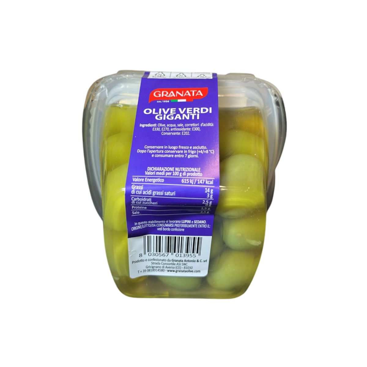 Granata Riesengrüne Oliven 480g