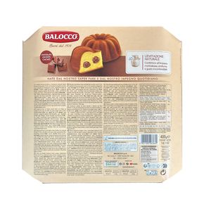 Balocco Torte in Festa Chocolate 400 g – Bizcocho Italiano Relleno con Crema de Chocolate, Delicia Clásica y Tradicional_1