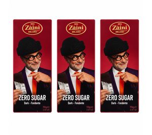 Zaini Zero Sugar Dark Chocolate 70 g_0