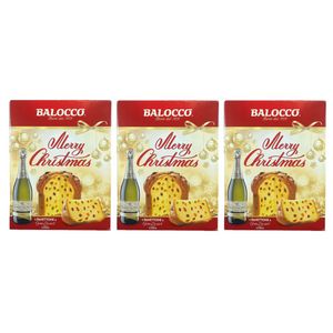 Balocco “Merry Christmas” Panettone & Gran Dessert Toso 750 g – Pastel Navideño Italiano con Vino Espumoso_0