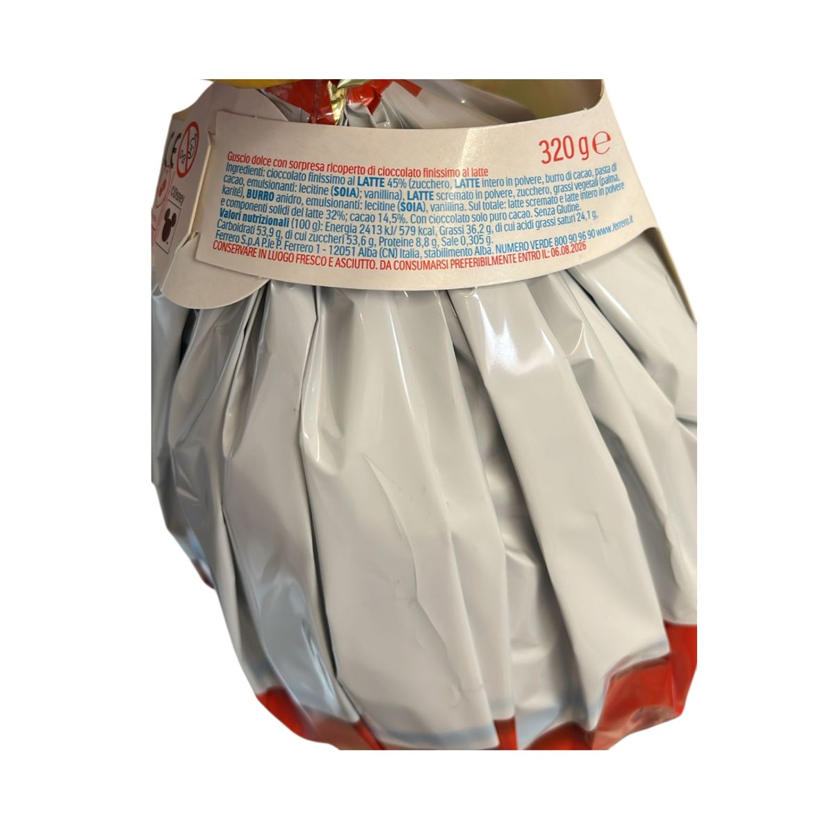 Kinder Uovo Gigante Princess 320 Gr