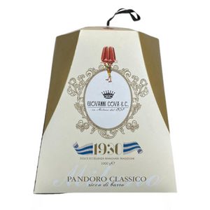 Giovanni Cova & C. Pandoro Classique 1930 – Tradition Milanaise 1kg | Moelleux, Beurré & Raffinement Italien | YouDreamItaly