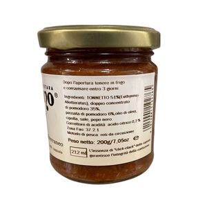 Delfino Ragù di Tonnetto del Mediterraneo 200 g in Vetro – Sugo Pronto di Mare per Primi Piatti_1