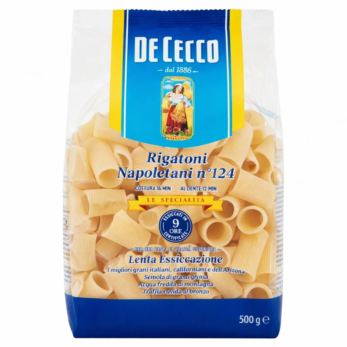 De Cecco Rigatoni Napoletani n° 124 500 Gr.