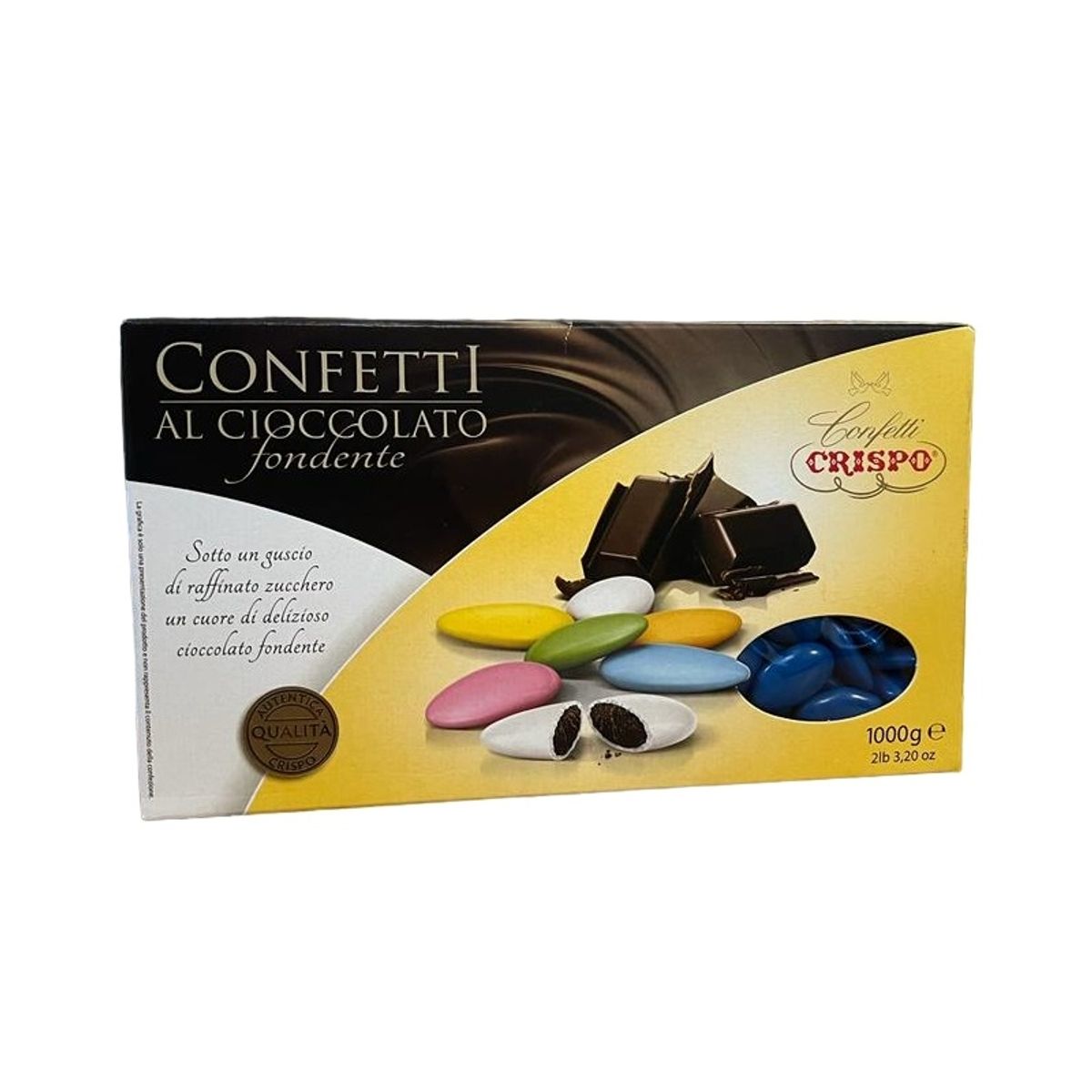 Crispo Confetti al Cioccolato Fondente blu 1 Kg.