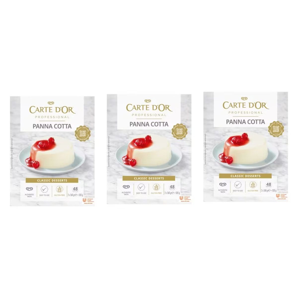 Carte d’Or Preparato per Panna Cotta 520 Gr.