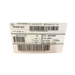 Latteria Soresina Provolone Doux Entier env. 12 Kg – Fromage Italien à Pâte Filée_0