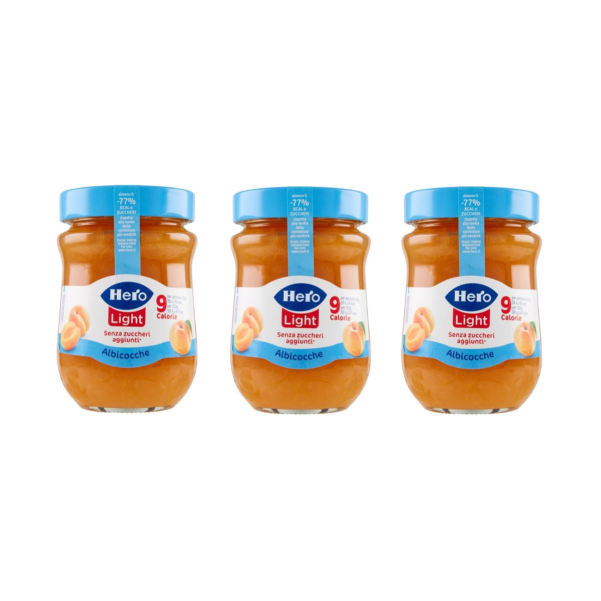 Hero Light Apricot Jam 280 Gr.