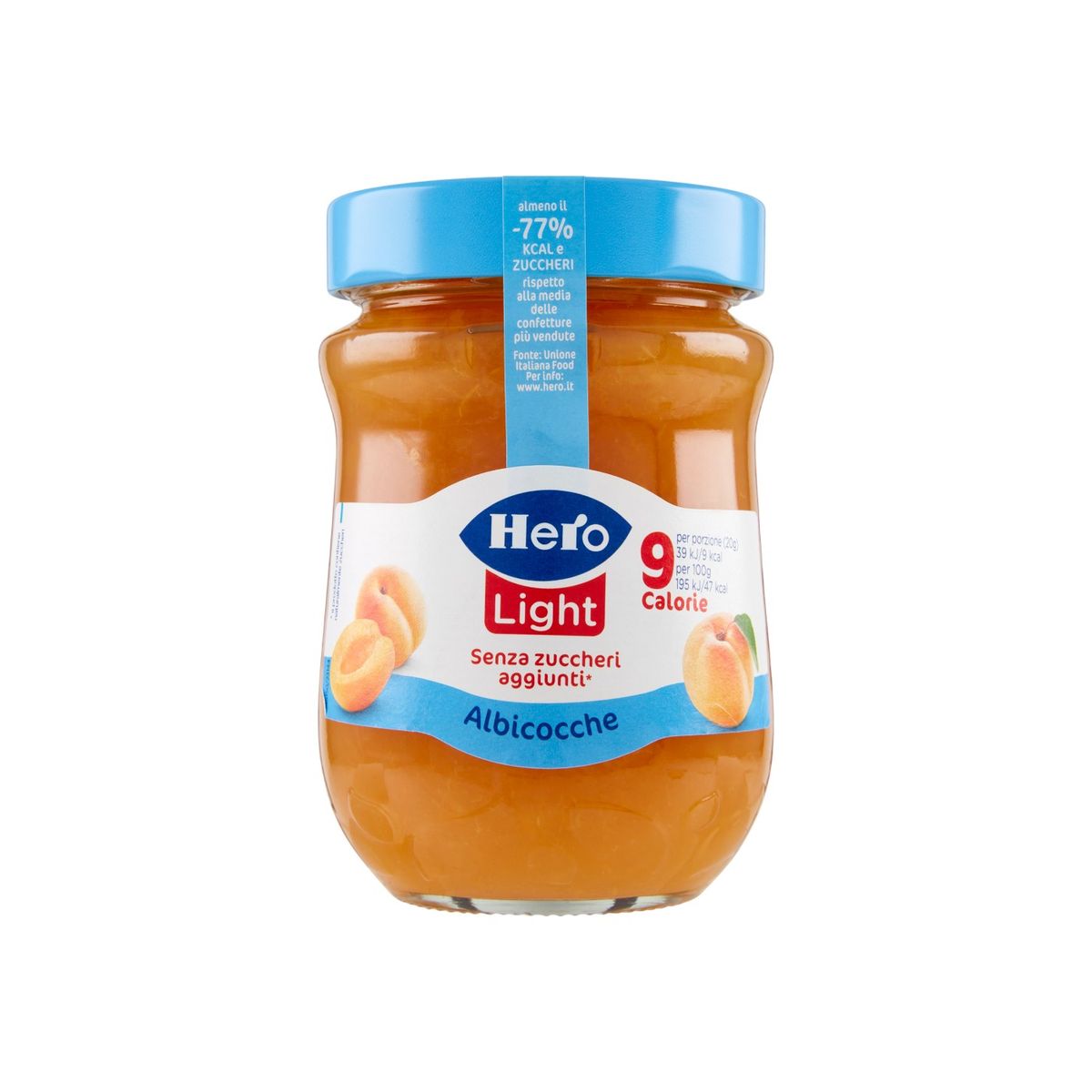 Hero Light Apricot Jam 280 Gr.