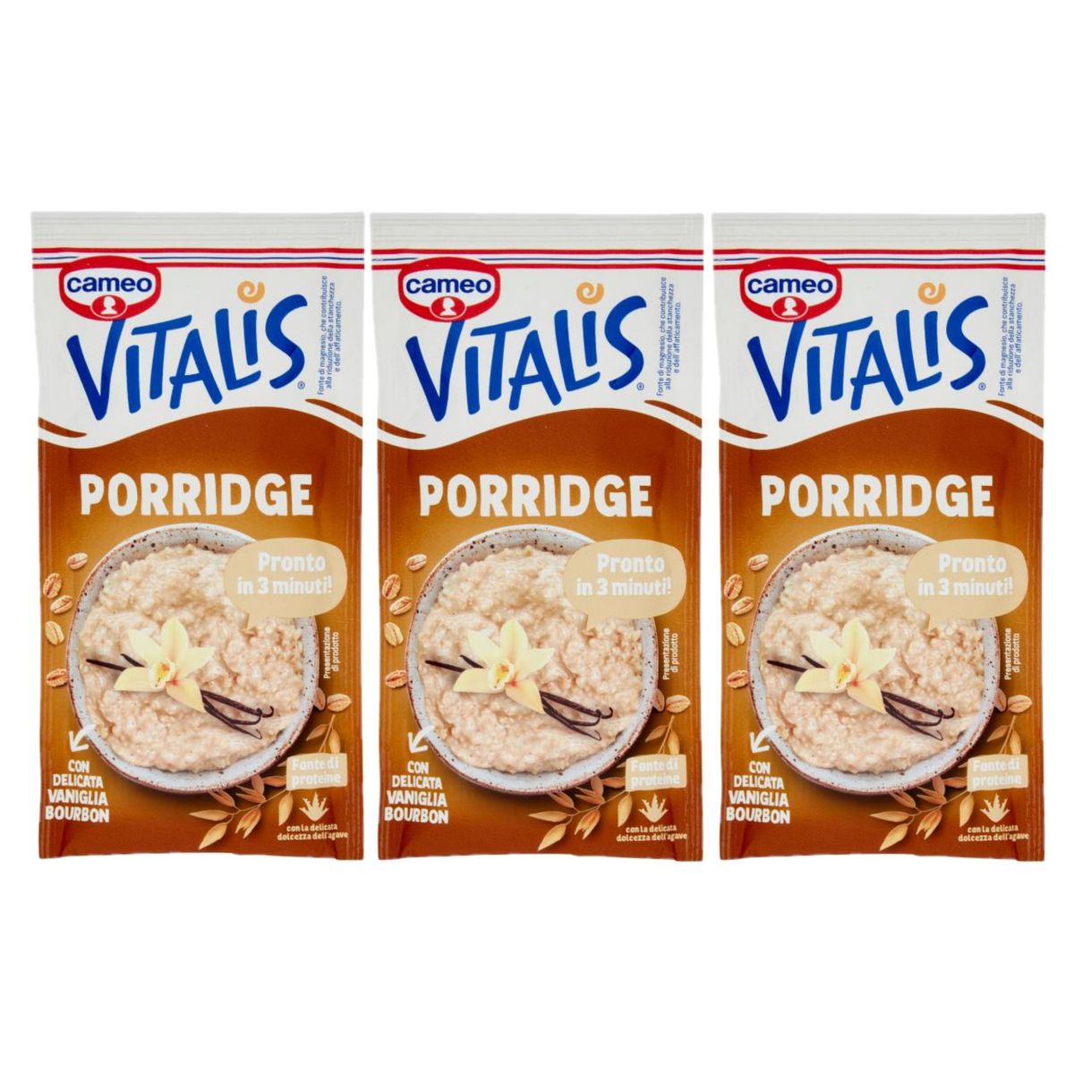 Cameo Vitalis Porridge 58 Gr - 3 Stück
