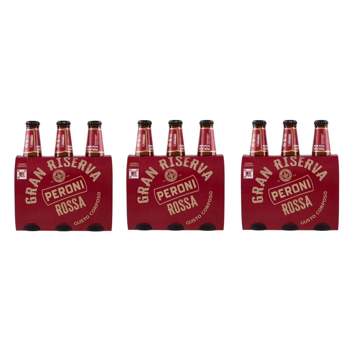 Cerveza Peroni Gran Riserva Rossa 3 x 33 cl.