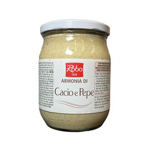 Robo Armonia Cacio e Pepe Sauce 540 g – Ready-to-Use Cheese and Black Pepper Sauce for Pizza and Professional Cooking