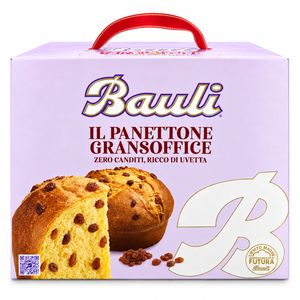 Bauli Gransoffice Panettone aux Raisins Sans Fruits Confits 900 g