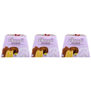Bauli Bavarese 700 g – Gâteau Moelleux Fourré à la Crème Bavaroise | Spécialité de Noël Italienne Haut de Gamme_0