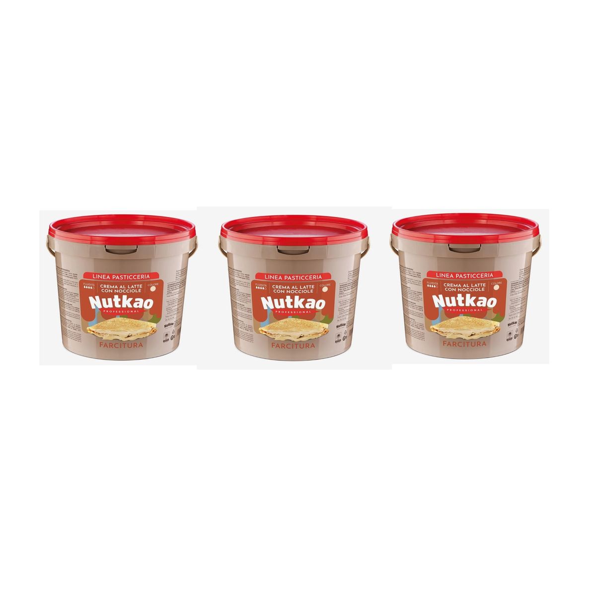 Nutkao Milk Cream with Hazelnuts 3 kg.