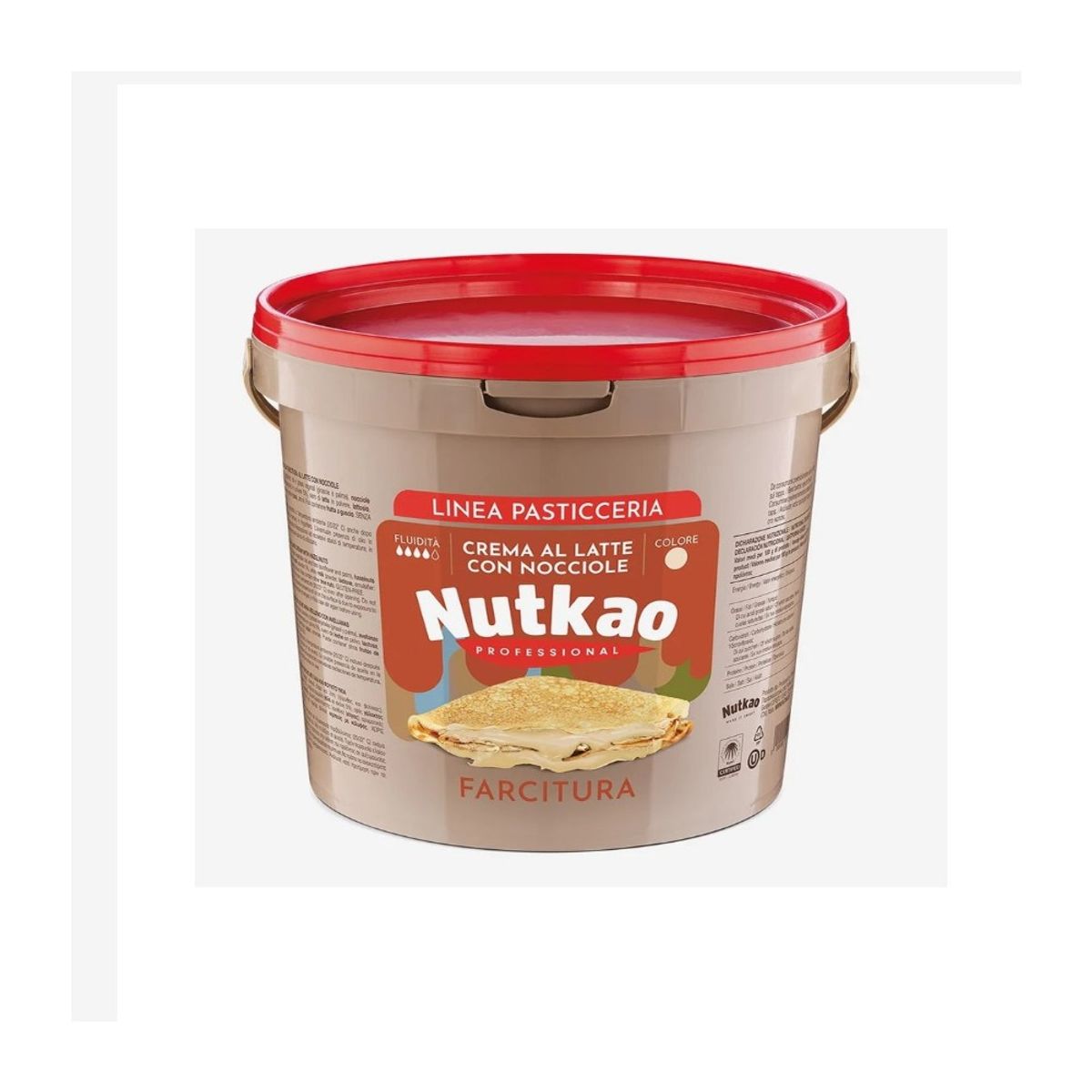 Nutkao Milk Cream with Hazelnuts 3 kg.