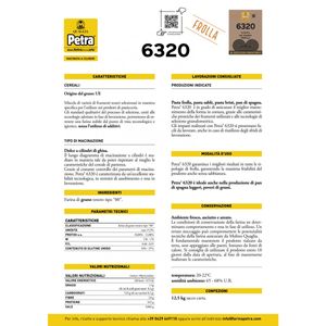 Molino Quaglia Petra 6320 Type 00 Flour for Shortcrust Pastry 12.5 Kg – Professional Pastry Flour_1