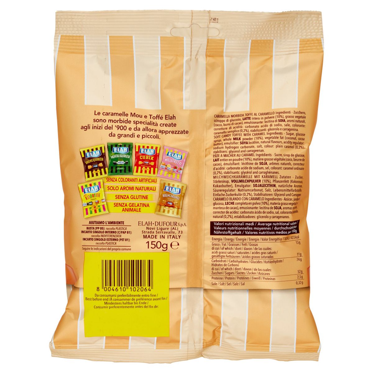 Elah Caramelle Cream Caramel 150 Gr.