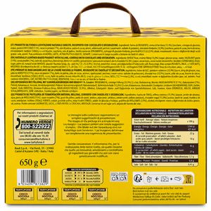 Tartufone Ciocco Nocciola Gâteau Chocolat et Noisettes 650 g_1