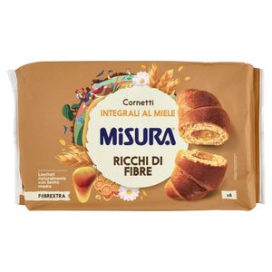 Misura Fibrextra 6 Croissants Complets au Miel 308 Gr.