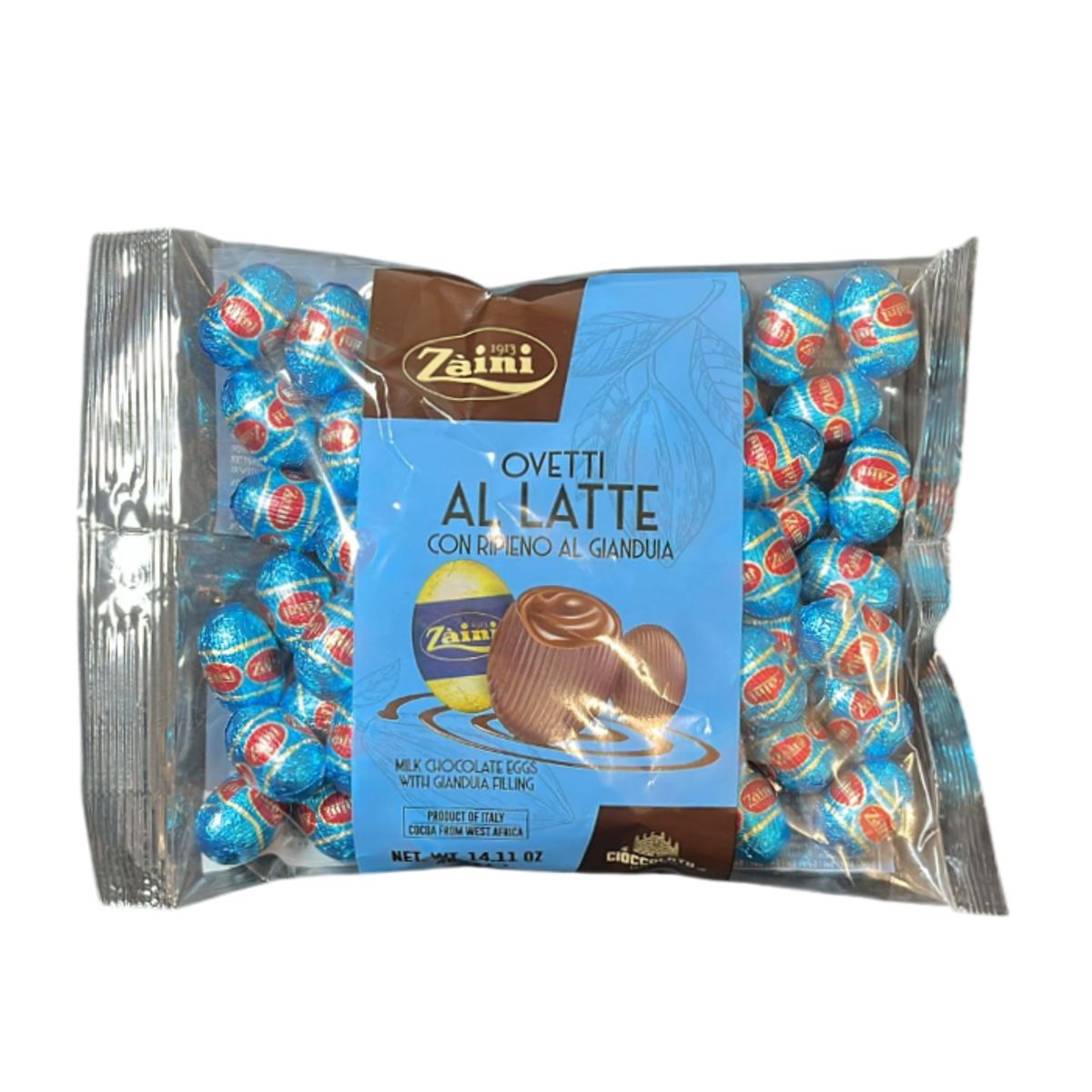 Zaini Ovetti al Latte con Ripieno al Gianduia 400 g