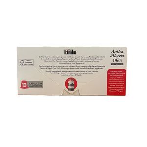 Kimbo 10 Kapseln Kompatibel mit Nespresso Maschinen Antica Miscela – 100% Arabica Dunkle Röstung_1