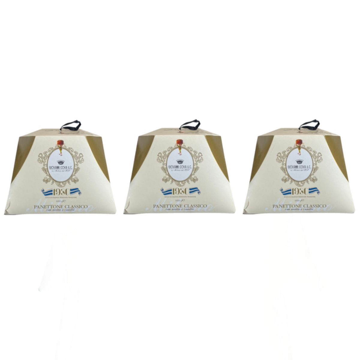 Giovanni Cova & C. – Panettone Classico 1930 con Uvetta e Canditi 1kg, creati per essere univoci, accattivanti e ottimizzati SEO per il tuo store www.youdreamitaly.com . - 3 Pezzi