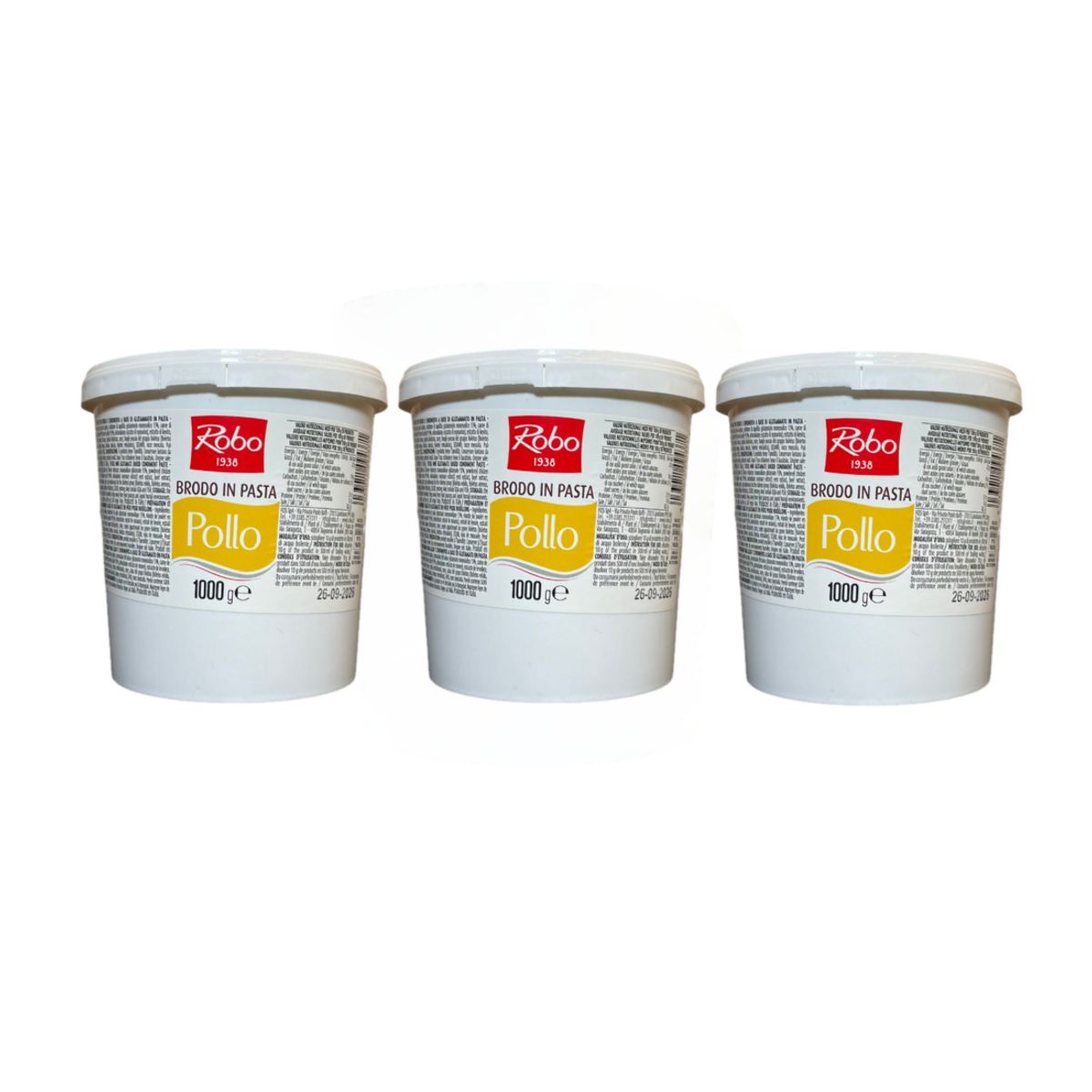 Robo Chicken Broth Pasta 1 Kg - 3 Pieces