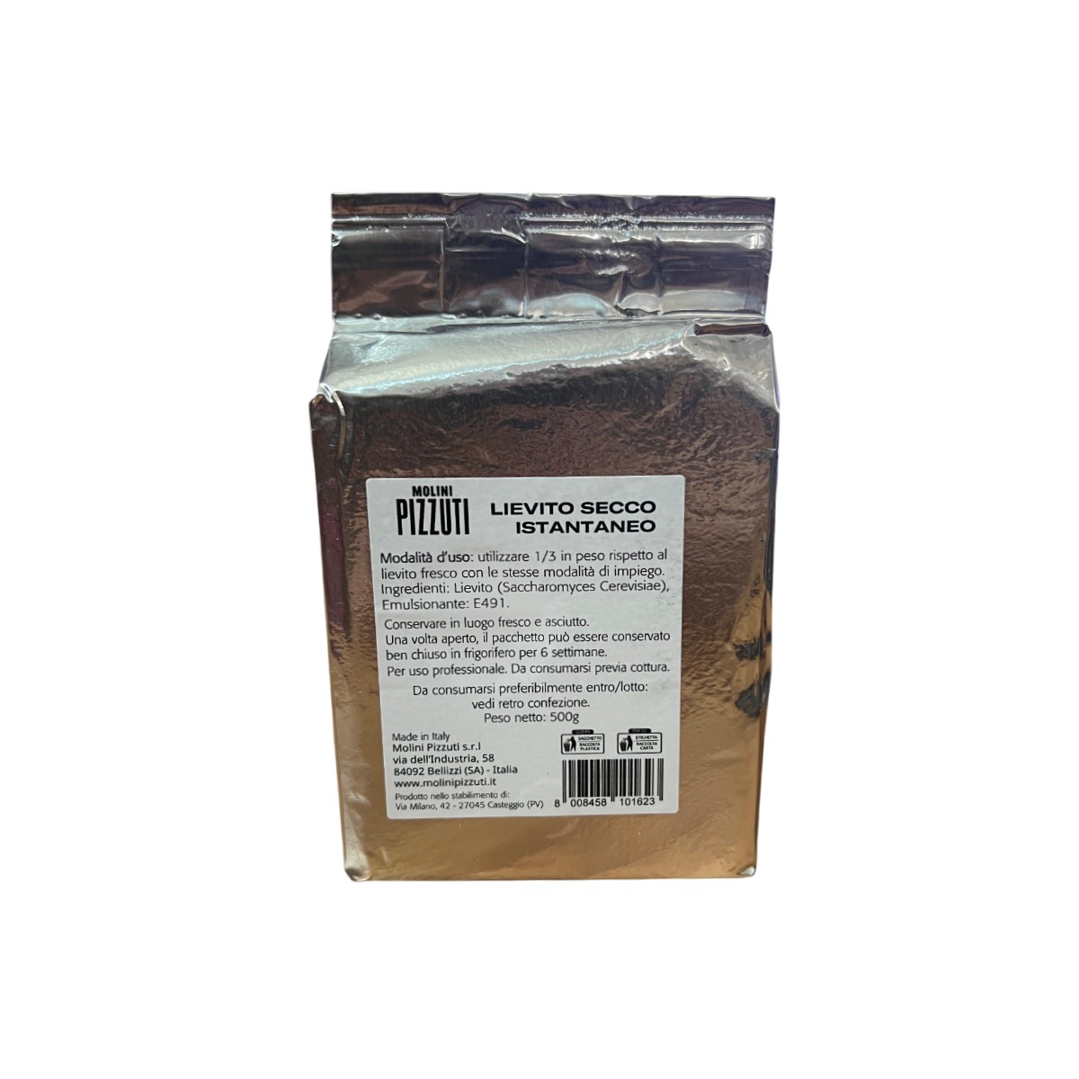 Levure sèche instantanée Molini Pizzuti 500 gr.