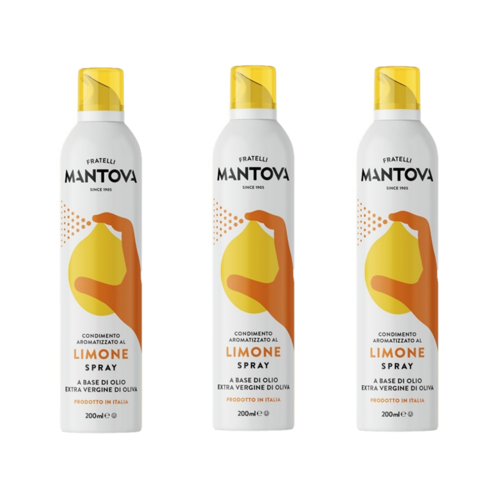 Mantova Lemon Dressing Spray based on Extra Virgin Olive Oil 200