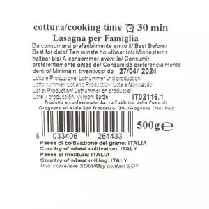 La Fabbrica della Pasta di Gragnano "Lasagna for Family" 500 Gr._desktop_2