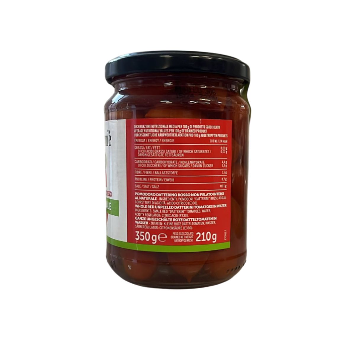  Così Com'è Datterino Rosso Intero al naturale 350 Gr.