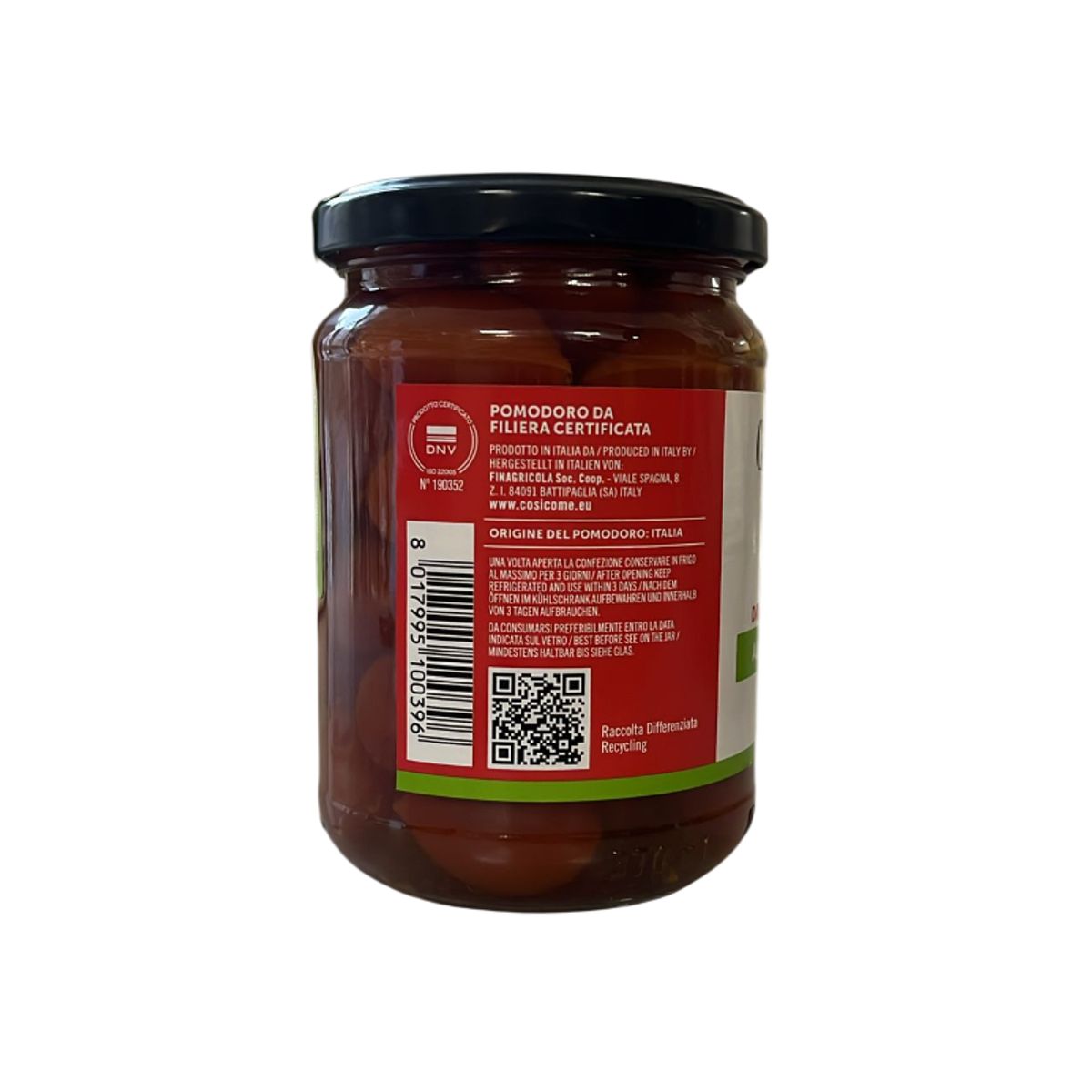  Così Com'è Datterino Rosso Intero al naturale 350 Gr.