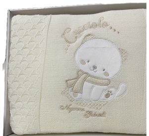 Piumoncino Culla Ricamato di Nazareno Gabrielli 70x85 cm