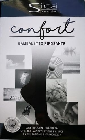 Gambaletto Riposante Silca Comfort 20 a Compressione Graduata_1