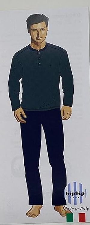 Pigiama Uomo Oversize Taglie Forti Calibrato Bip Bip Art. 6491_0