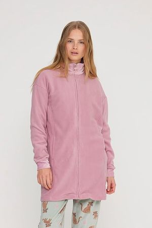 Noidinotte -Vestaglia Donna Roar in Pile con Zip art GE2818AB 