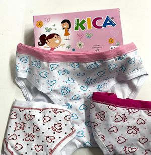 Set da 3 Slip KICA Bambina Made in Italy